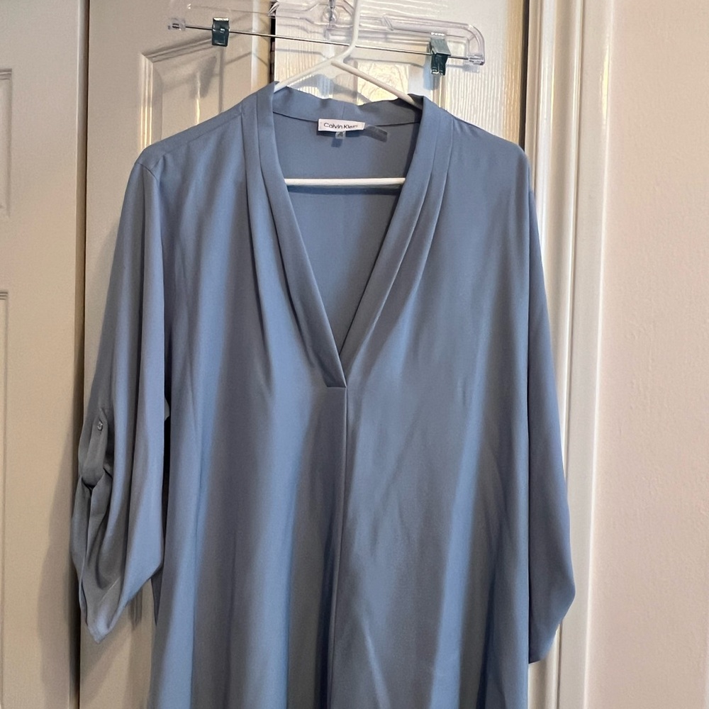 Calvin Klein Women's Blue Top